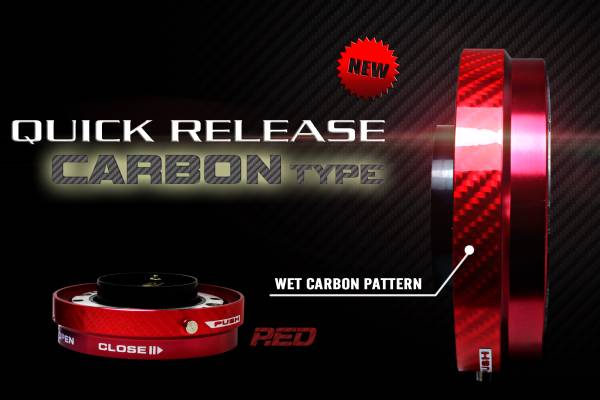 カーボン　クイックリリース 赤　ＭＯＭＯ ナルディ CN9A CT9A