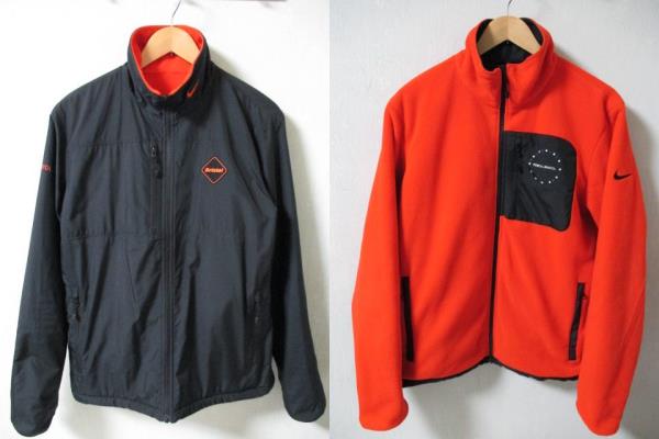 NIKE ナイキ×FCRB 裏フリースリバーシブルジャケット Mサイズ