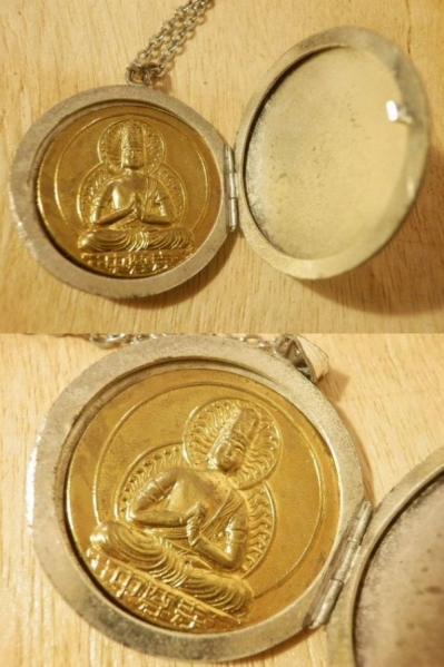 記念】Me109 中尊寺 秘仏一字金輪仏 御守護 ペンダント 桐箱入(雑貨