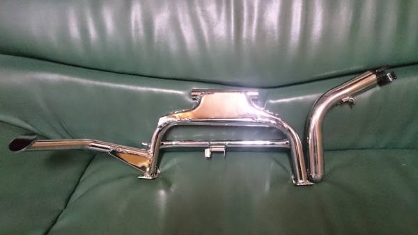 マジェスティ250　SG03Jメッキスタンドセット　サイド、センター