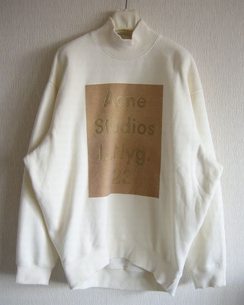 ACNE STUDIOS 14AWオーバーサイズ スウェットBETA FLOCK XS(女性用