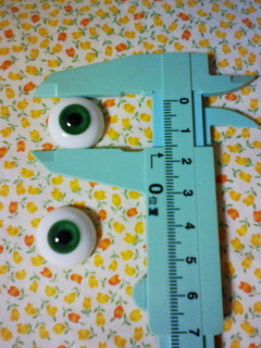 造形村グラスアイ18mm濃緑色中古品送料無料。