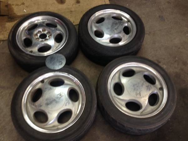 15×6.5Ｊ　マルチＰＣＤアルミ4本set ジャンク扱いで。