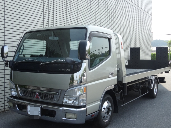 キャンター 三菱ふそう 積載車 カスタム 極東 極東フラトップ フラ 