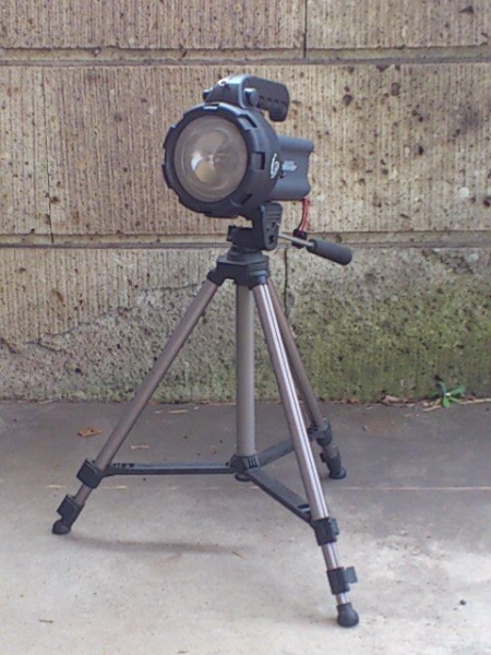 自作HID 55W灯火採集セット クワガタ/カブトムシ 三脚付 中古