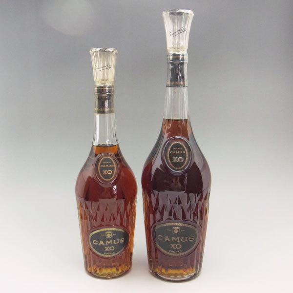 古酒 CAMUS カミュ XO 1000ml、700ml 2本セット