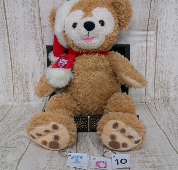 ダッフィー ぬいぐるみ TDL25周年 クリスマス Disney Bear TC10