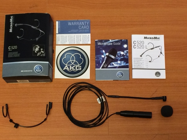 美品 AKG C520 高音質 ヘッドセットマイク