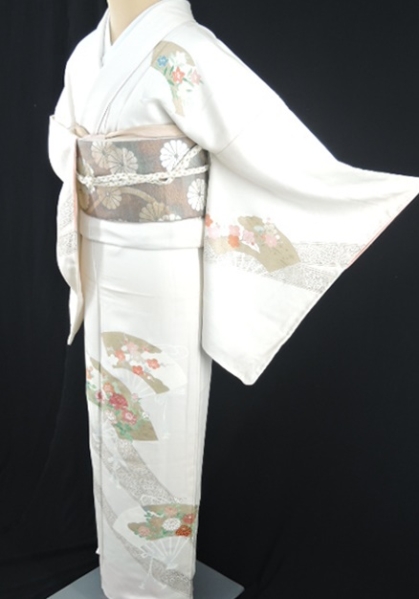 ゆめsaku 優雅な和姿“人生花咲く古典の舞”訪問着 a-39