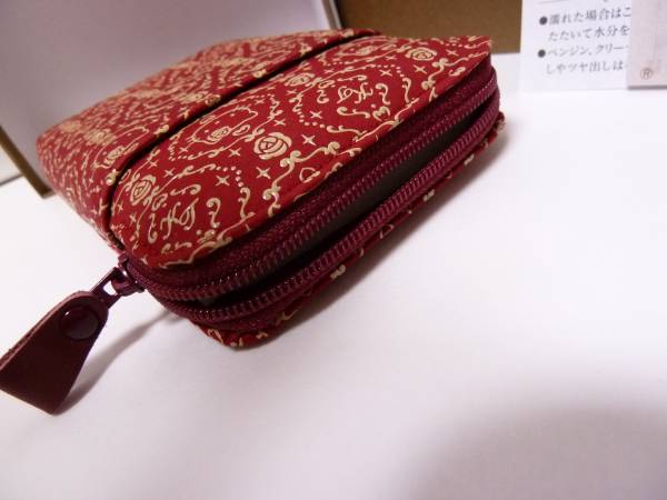 キティ 印傳屋 印伝 リップポーチ タバコケース 鹿革 新品(ハロー 