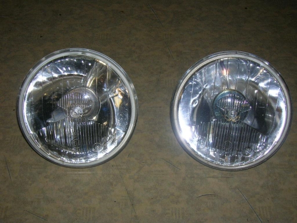 シビエ 丸目4灯式 ヘッドライト ハイビーム側　左右セット　