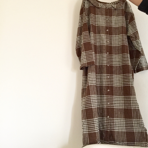 サマンサモスモス ＳＭ２ 前後着チェックワンピース