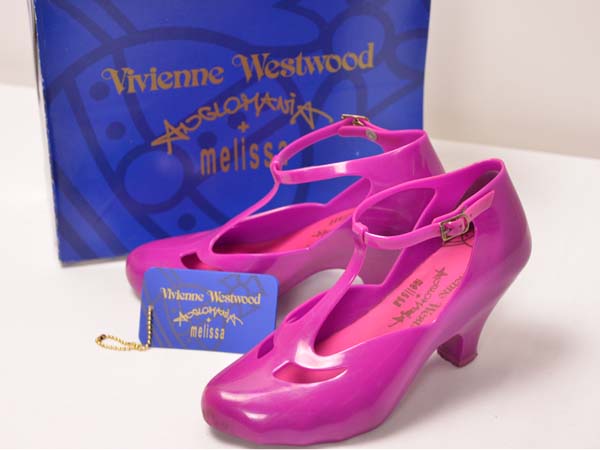 約24.5cm ヴィヴィアン Melissa ラバーヒールパンプス BOX有り