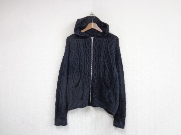 GOOD ENOUGH グッドイナフ フィッシャーマン ニット サイズ M 黒