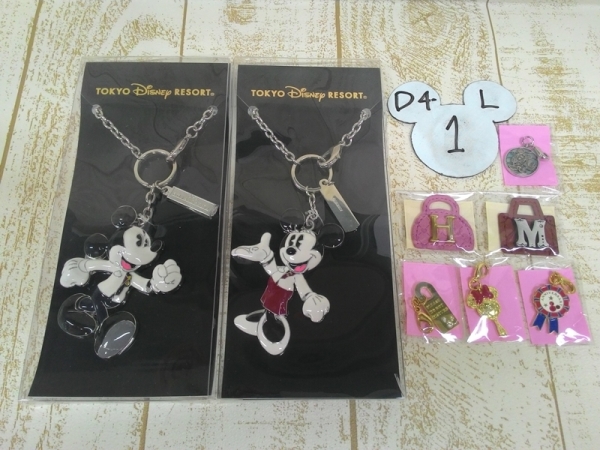 ミッキー他　アンバサダー限定 ラゲッジオーナメント等 8点 D4L1