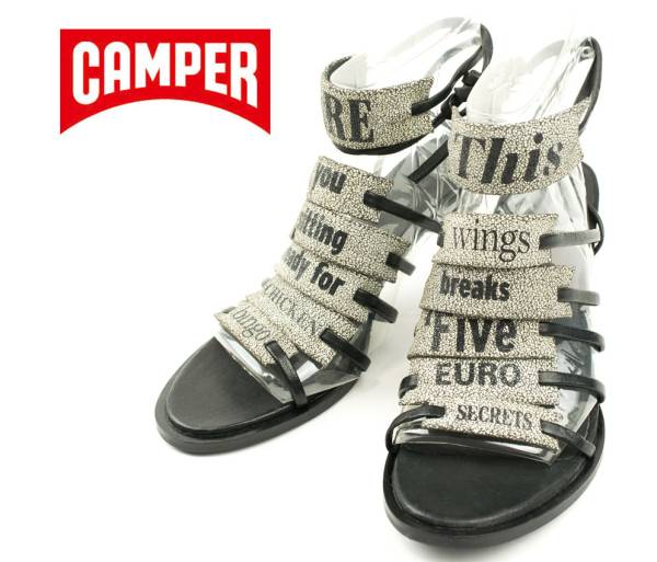 新品3.2万 ベルンハルトウィルヘルム x CAMPER サンダル 36 HI