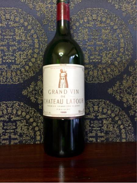 シャトーラトゥール 1988マグナムボトル 空き瓶