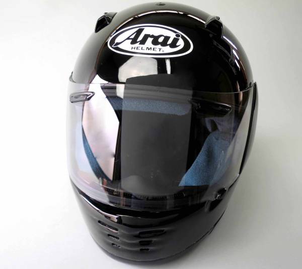 Arai☆アライ☆59.6cmフルフェイスヘルメット黒☆袋付き(Mサイズ 