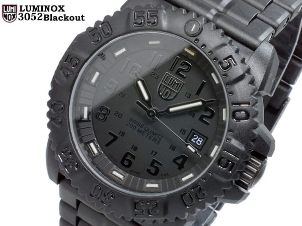 新品 LUMINOX ネイビーシールズ 3052BO ブラックアウト T25 即決