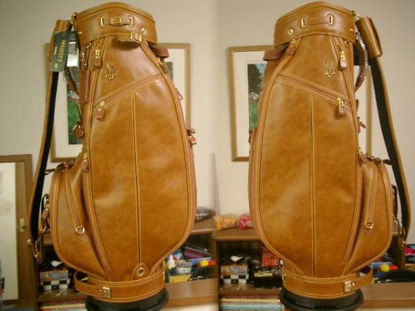 未使用マルマン　マジェスティ　合皮×本革　茶色　９インチ