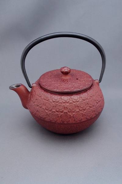 ◆南部鉄器◆盛榮堂急須◆まろみさくら◆新品◆鉄瓶茶道具