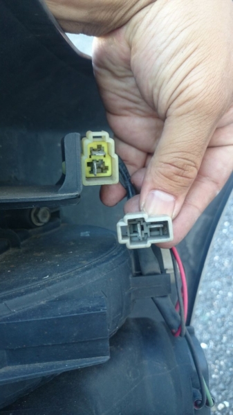 □■H15 ネイキッド L750S 加工フロントバンパー フォグ付