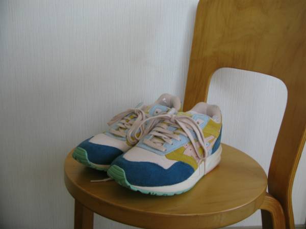 ASICS GEL SAGA 24.5cm yellow×pink
