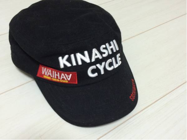 木梨サイクル ワークキャップ 黒 美品