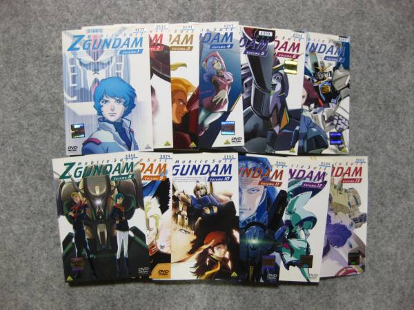 DVD「機動戦士 Zガンダム」全13巻 + 劇場版3巻 全16巻
