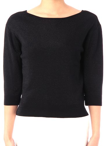 クードシャンス　ラメハイゲージニット