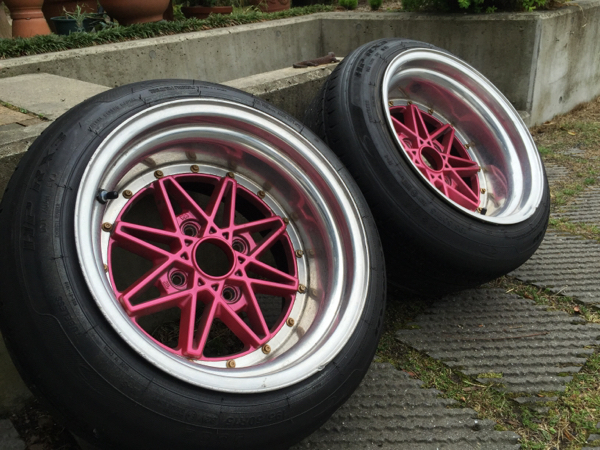 WORKエクイップ03 9.5j 深リムAE86シルビアS13S14ドリフト(社外品
