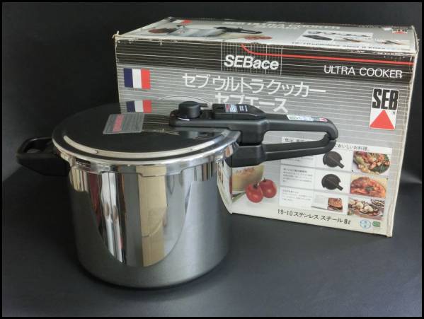 超美品 SEB圧力鍋8L ウルトラクッカー セブエース(圧力鍋)｜売買 