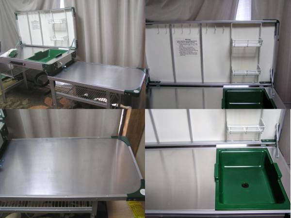 廃盤品＊コールマン シンク付 キッチンテーブル 840-700(コールマン 