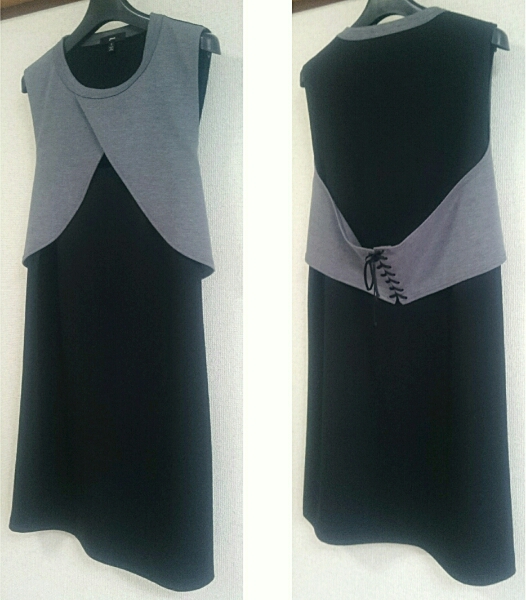 green グリーン バイカラー ワンピース hyke celine restyle