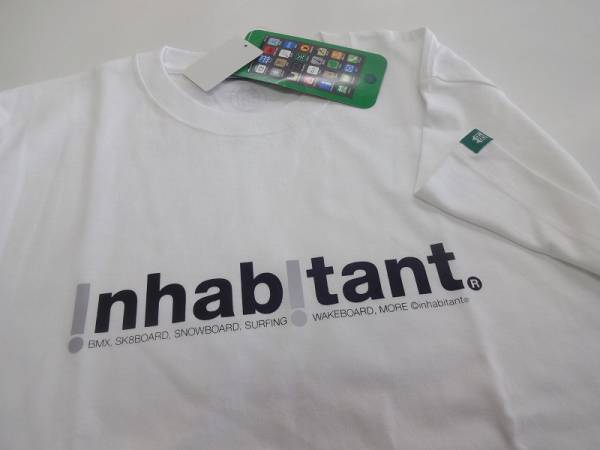 新品 新作 inhabitant インハビタント Tシャツ 56 S WT