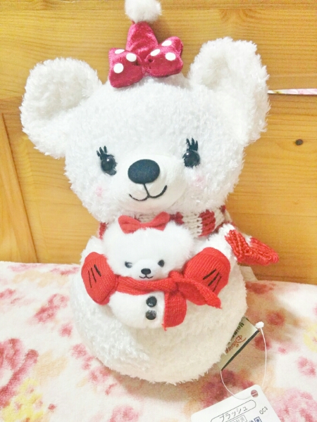 ユニベアシティ クリスマス限定 プリン タグ付 ミニー ①_1