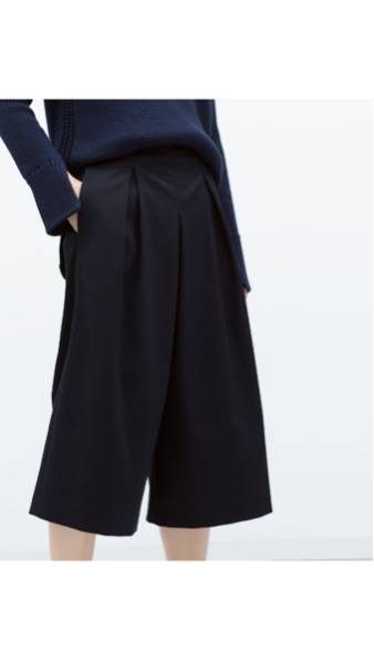 ZARA今季新品ワイドガウチョパンツ acne