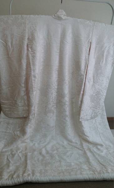 婚礼　花嫁　白打掛　白無垢　【正絹】