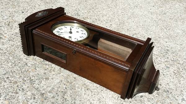 大正期の精工舎お座敷時計、高級時計、香箱 精工舎】ライン 座敷時計/柱