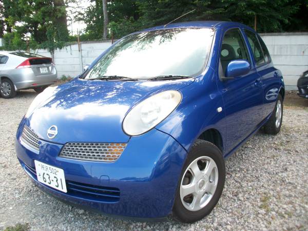 １円～　マーチ　車検28/6　無事故実走行車69000ｋｍ　DVDナビ