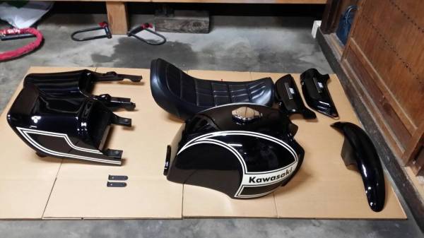 KAWASAKI Z1 Z2 三和 ビックタンク 外装一式 極上 売り切り(カワサキ用