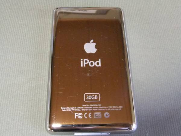 きれいな iPod classic 30GB MA002J 新品バッテリー iPod 第5世代