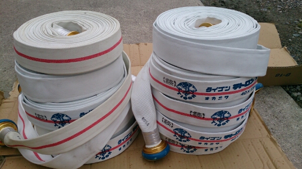消火栓ホース/40A/2004製/農作業 散水用/10本セット送料込み