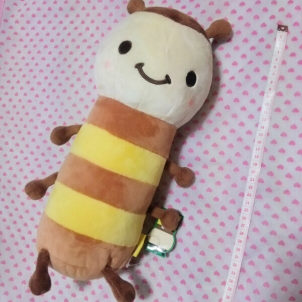タグ付き☆ にょきりん ぬいぐるみ 約40㎝ NYOKIRIN ミツバチ