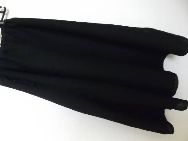 01　イッセイミヤケ　ブラック　ロングスカート　新品