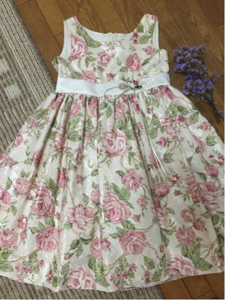 ★Seet Kids【USED】アンティークローズのドレス サイズ８★