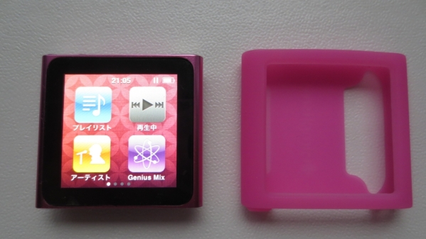 iPod nano 第6世代 8GB ピンク ケース付 iPodnano第6世代8GB ピンク
