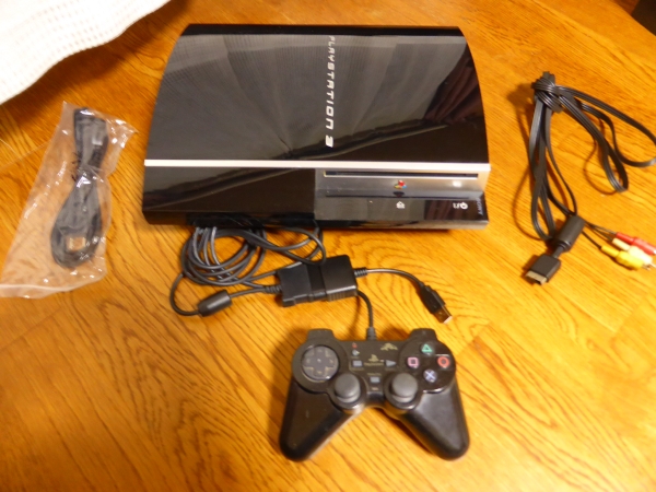 完動品■PS3本体 最新FW4.75 40GB CECHH00 コントローラ付■416