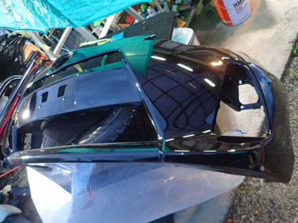 再塗装済 アクア NHP10 フロントバンパー 202 ブラック