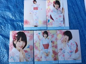 乃木坂46 生写真 堀未央奈 浴衣 2017（仕草まで女っぽ♥ 彼が近づき  